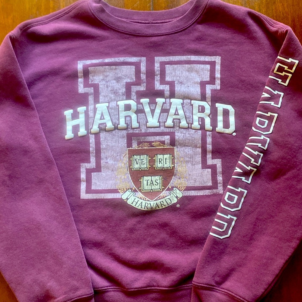 Harvard crew neck sweater Size S
